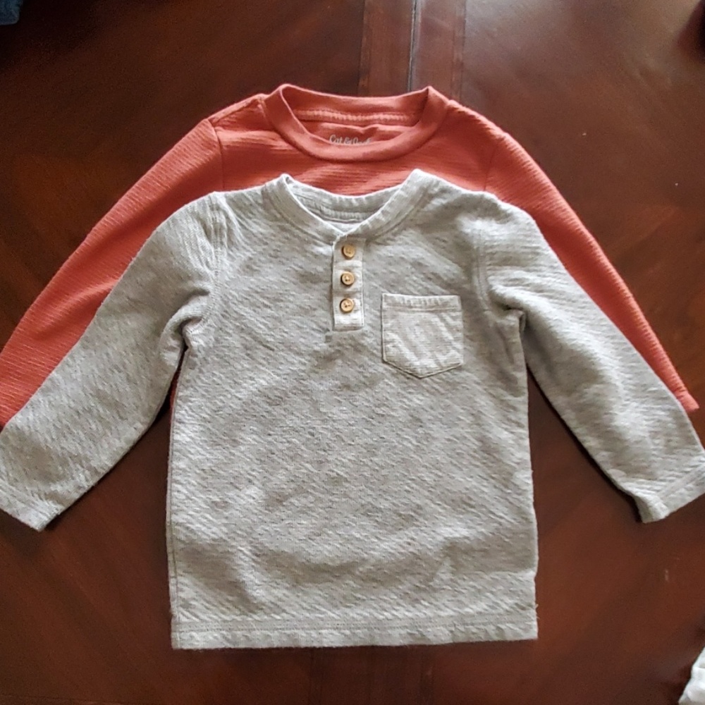 Set of 2 Long Sleeve Shirts -Boys